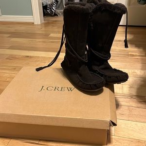 BRAND NEW Jcrew moccasin style boots